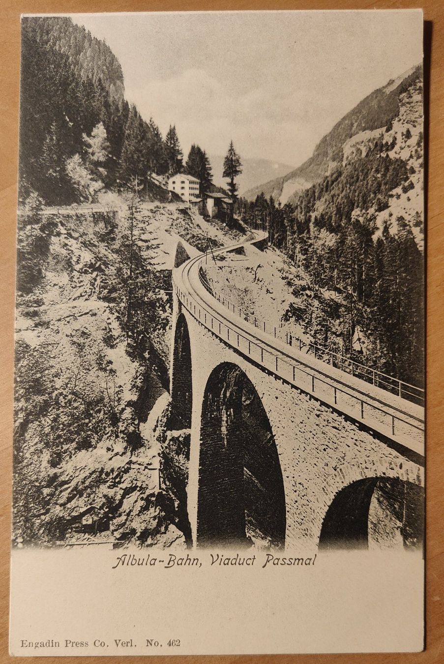 Cartoline postali: Albula Bahn Viadukt Passmal – Usato da St. Erhard venduto da Chaeferli6
