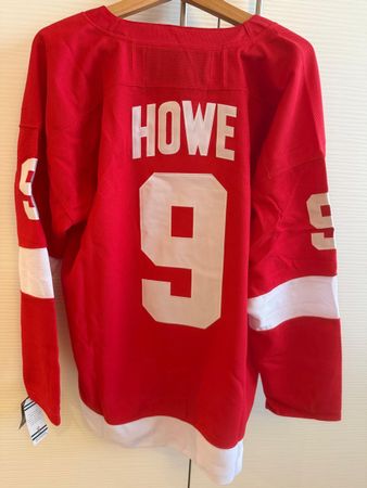 Neues NHL Gordie Howe #9 Detroit Red Wings, XL Gr. 54