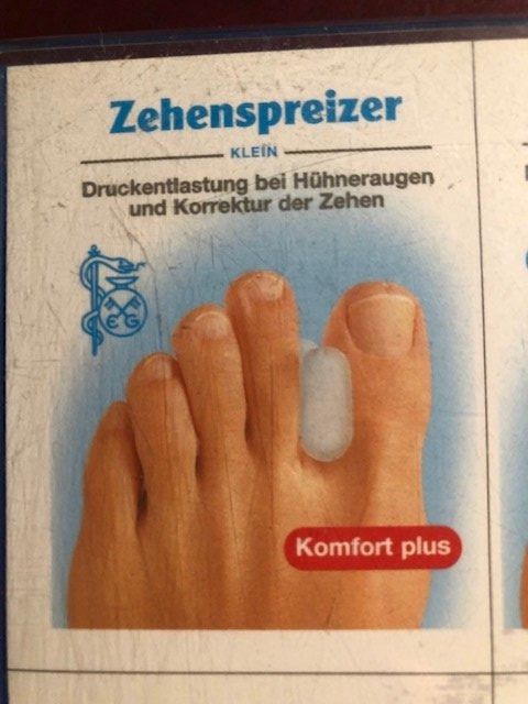 Pedicure: Zehenspreizer klein, mittel oder gross – Nuovo e nell'imballaggio originale da Nottwil venduto da Frontal 4
