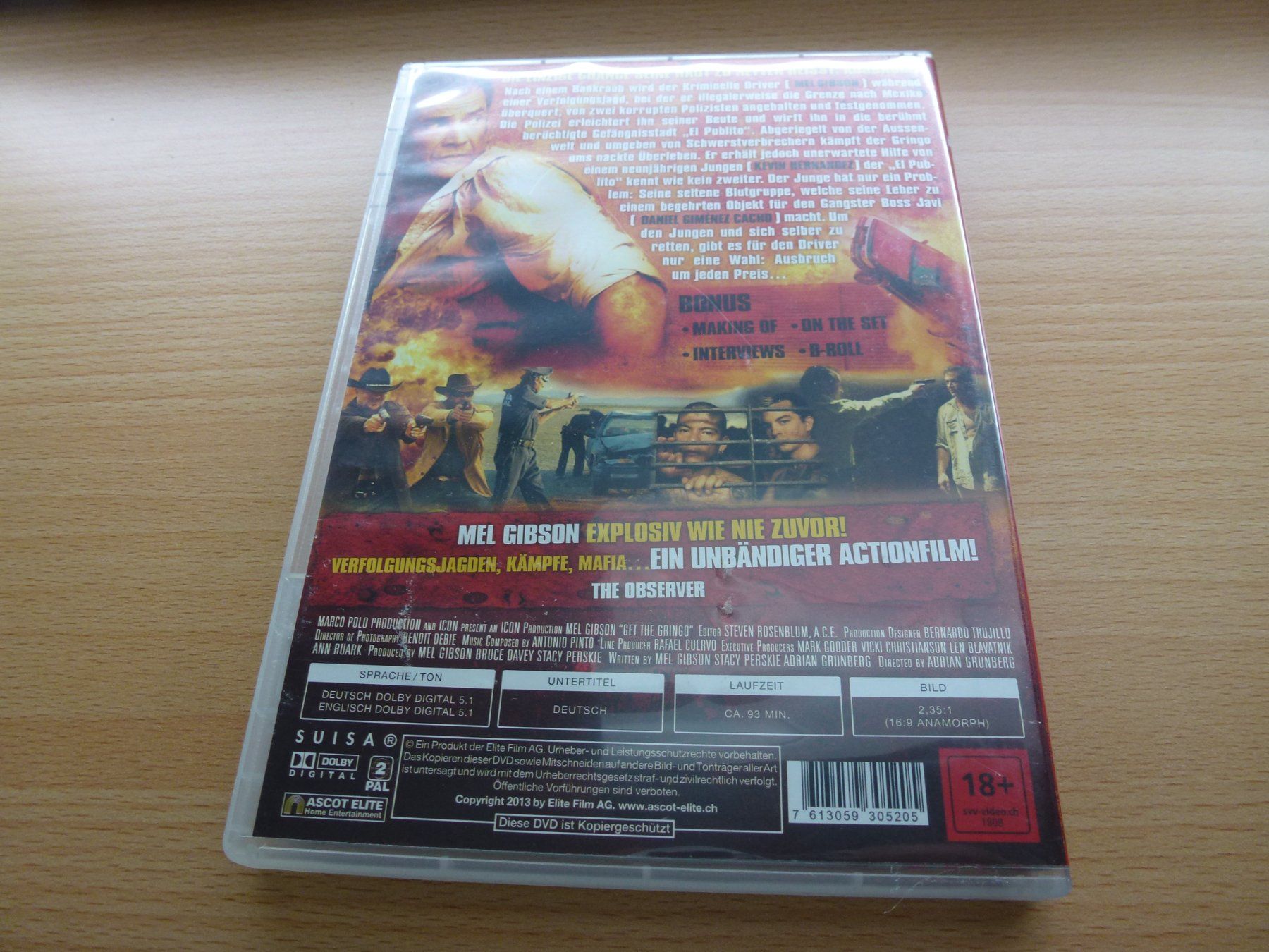 Alle DVDs: Get the Gringo – Gebraucht aus Hombrechtikon von HGK50 1