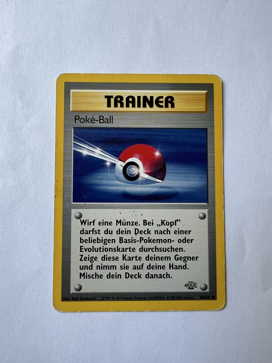 Pokémon Sammelbilder & Trading cards: Pokemonkarte Pokeball – Gebraucht aus Willisau von Neiro77