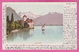 Schloss Chillon gel 1902