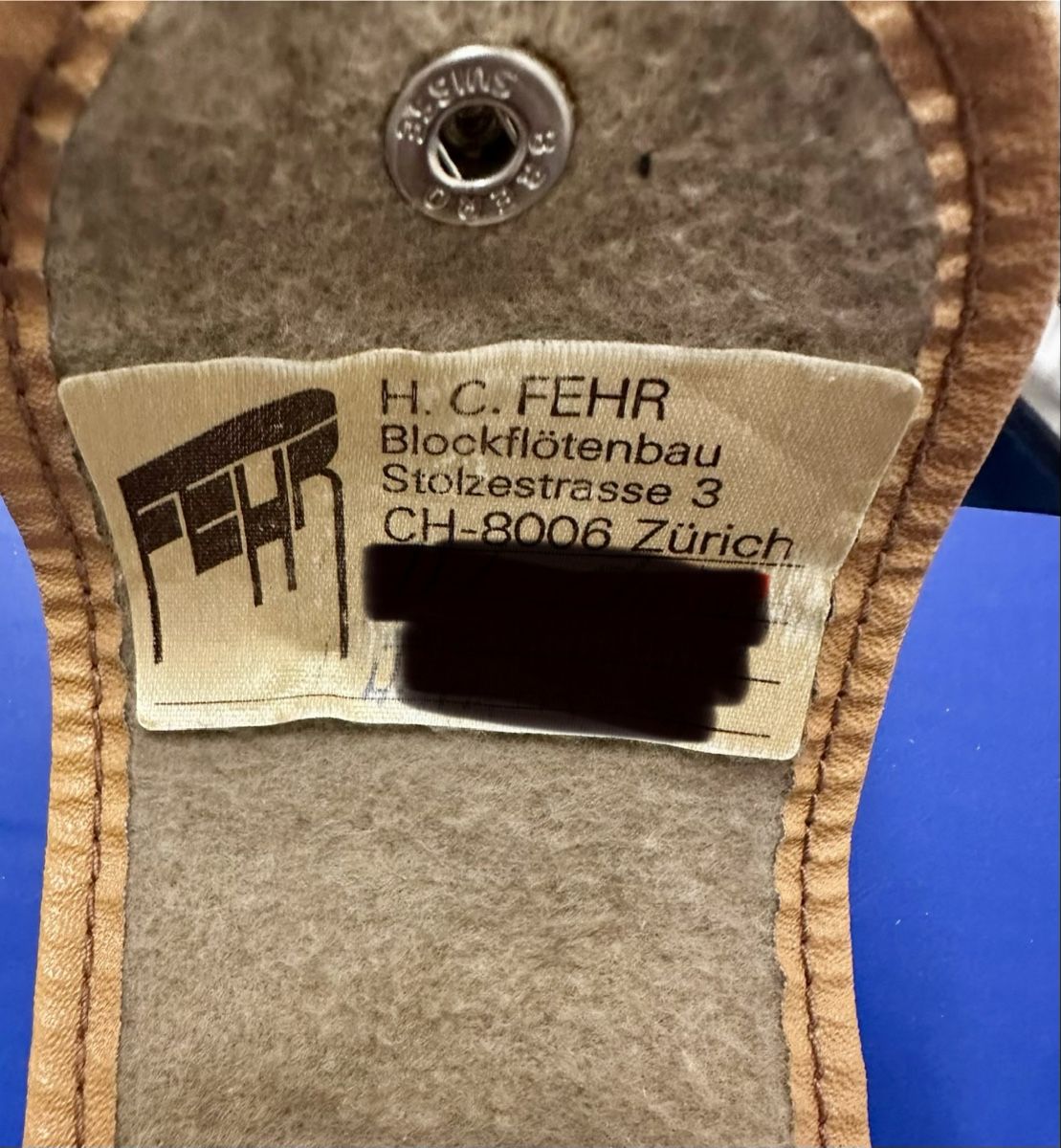 Strumenti musicali: H.C. Fehr Holzblockflöte, inkl. Etui – Usato da Schupfart venduto da Leexii90 2