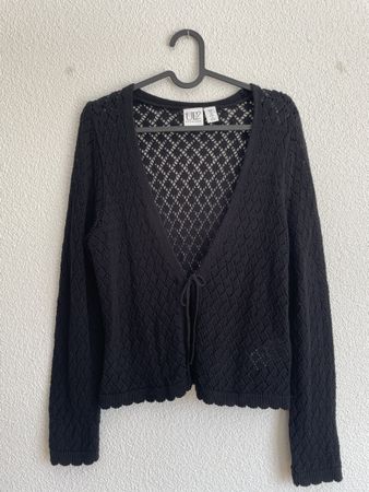 Damen Strickjacke schwarz Grösse XS 32/34 guter Zustand