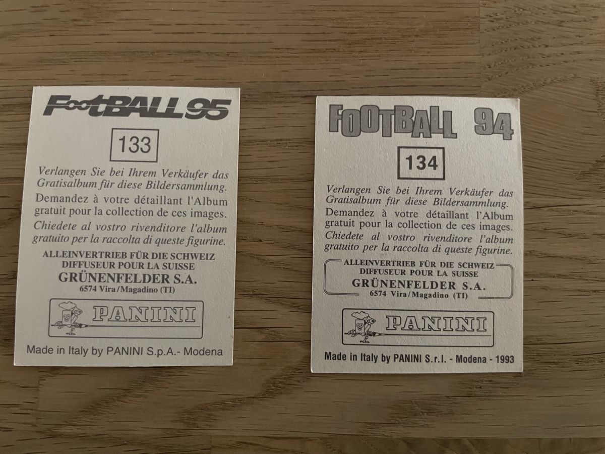 Panini Cartes à collectionner: Frédéric Chassot PANINI Doppelpack – D'occasion à Bassersdorf par Cincinnati 1