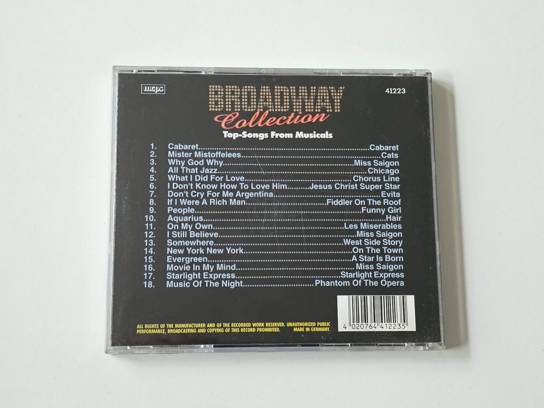 CDs: CD Broadway Collection - Top-Songs from Musicals – Gebraucht aus Dättlikon von Wundertuete_ 1
