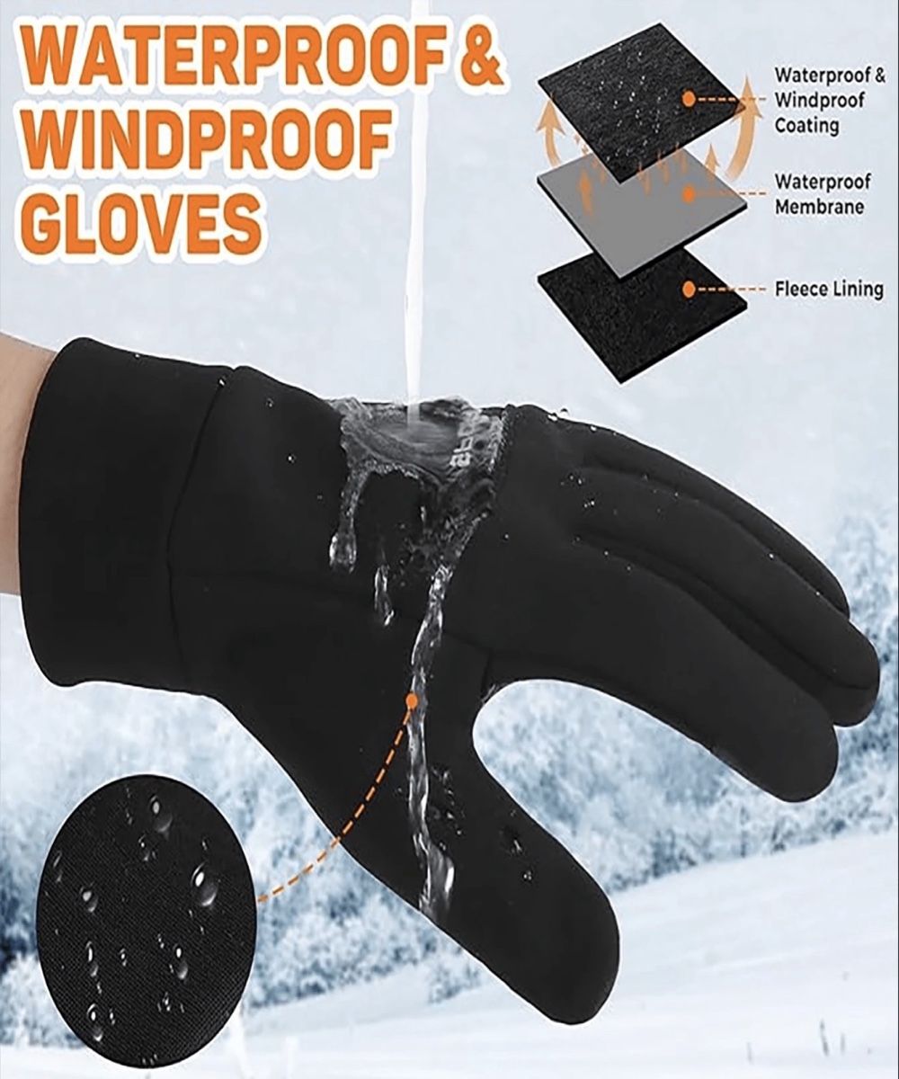 Gants & mitaines : Thermo-Handschuhe, wasserdicht, touchscreenfähig – Neuf avec emballage d'origine à Emmenbrücke par ShopDirect 3