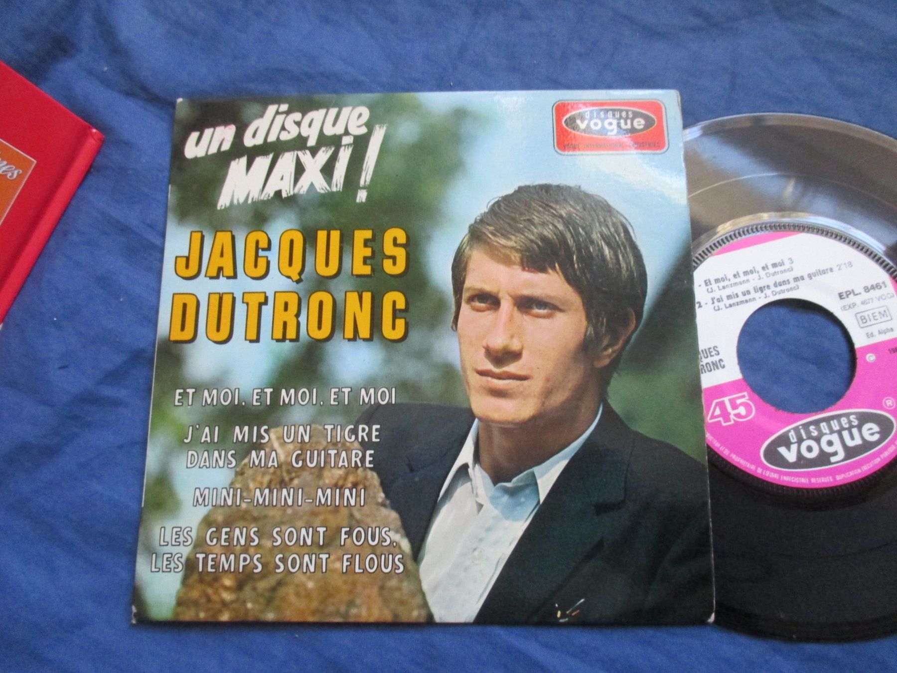 Dischi in vinile: Jacques Dutronc EP Et moi, et moi, et moi - Mini mini mini – Usato da Colombier NE venduto da nene288