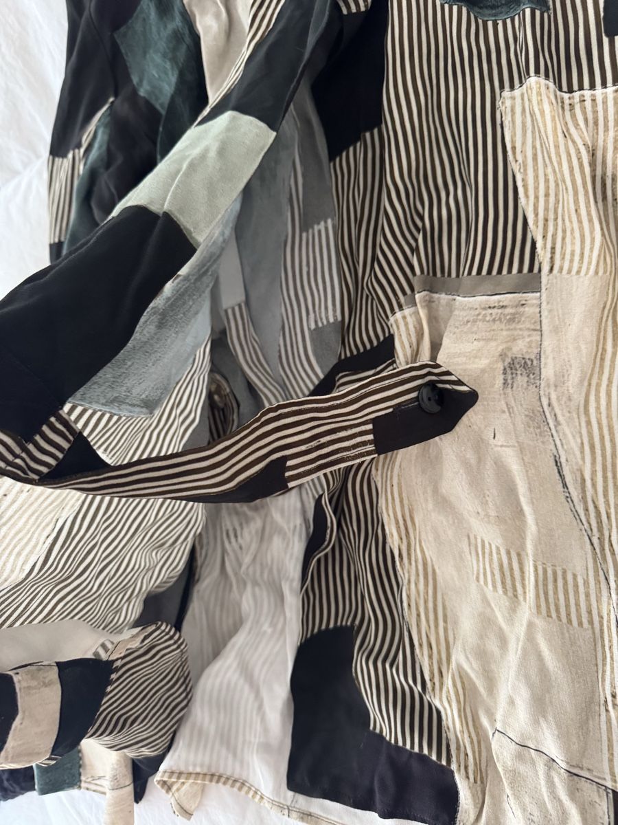 Massimo Dutti Camicette: Massimo dutti viscose chemise unique patchwork été 💚 – Difettoso da Genève venduto da lejardindesvetements 5