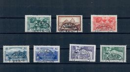 1914 - 1931 Gebirgslandschaften mit Halbmondstempeln