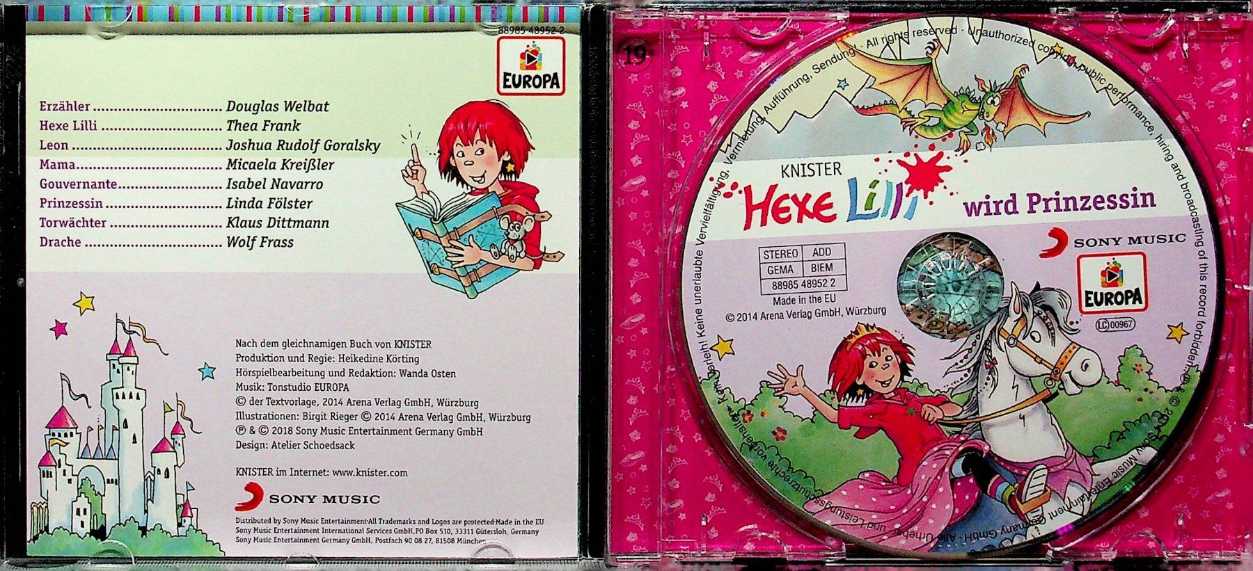 CDs: CD Hexe Lilli wird Prinzessin / Hörspiel – Gebraucht aus Reitnau von Zaomir 2