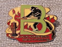 M716 - Pin Sapeurs Pompiers Geneve B Section D'Intervention