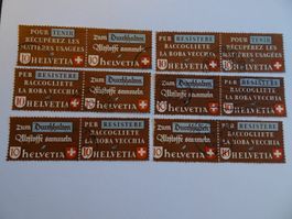 1942 ALTSTOFFVERWERTUNG 6 PAARE; STEMPEL