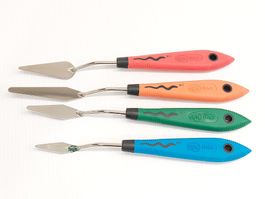 RGM Italy set of 4 palette knives