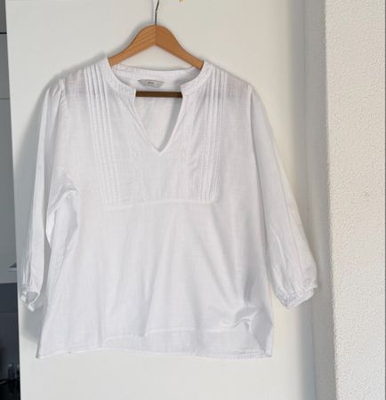 Pigalle Bluse, weiss, Grösse L, Baumwolle/Polyester