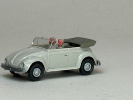 Wiking VW Käfer 1300  Cabriolet grauweiss