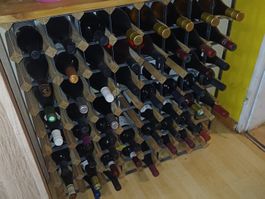Wein Sammlung aus Kellerfund,  64 STk