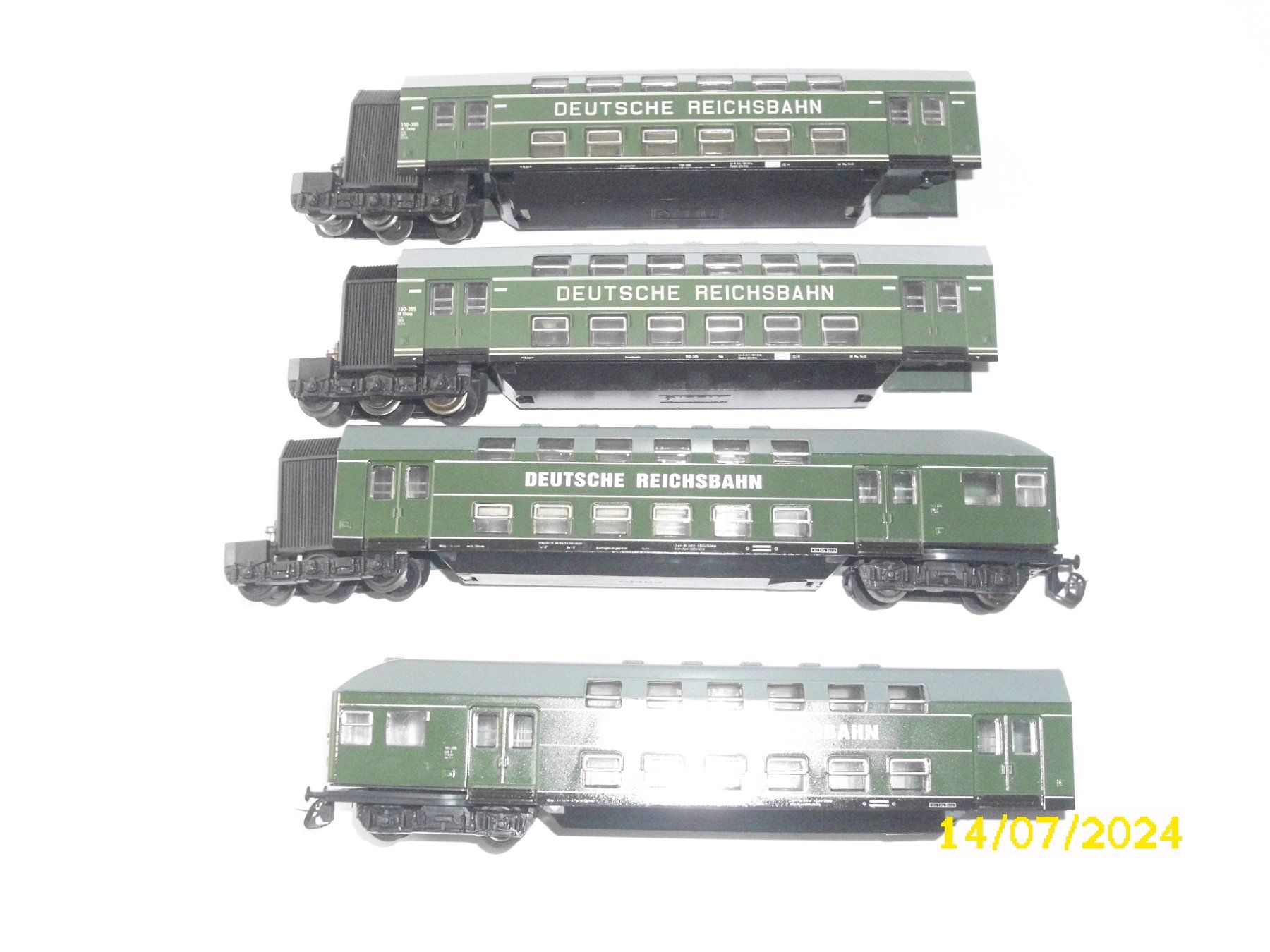Tillig Modellini di ferrovie: Doppelstockzug der DR in TT – Usato da Schwanden GL venduto da roerich20 8