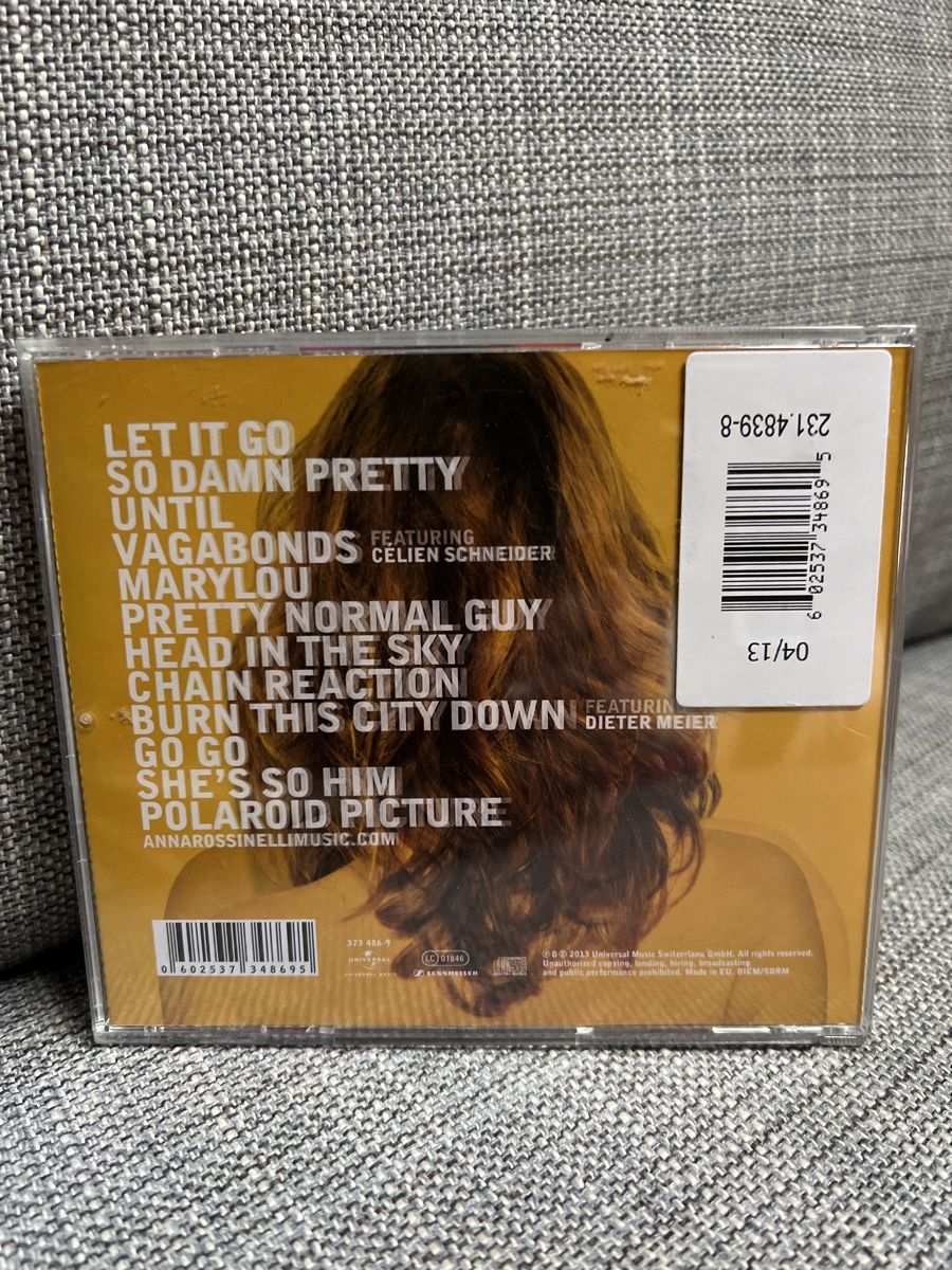CD: CD / ANNA ROSSINELLI – Usato da Kirchberg BE venduto da Bergdorf16 1
