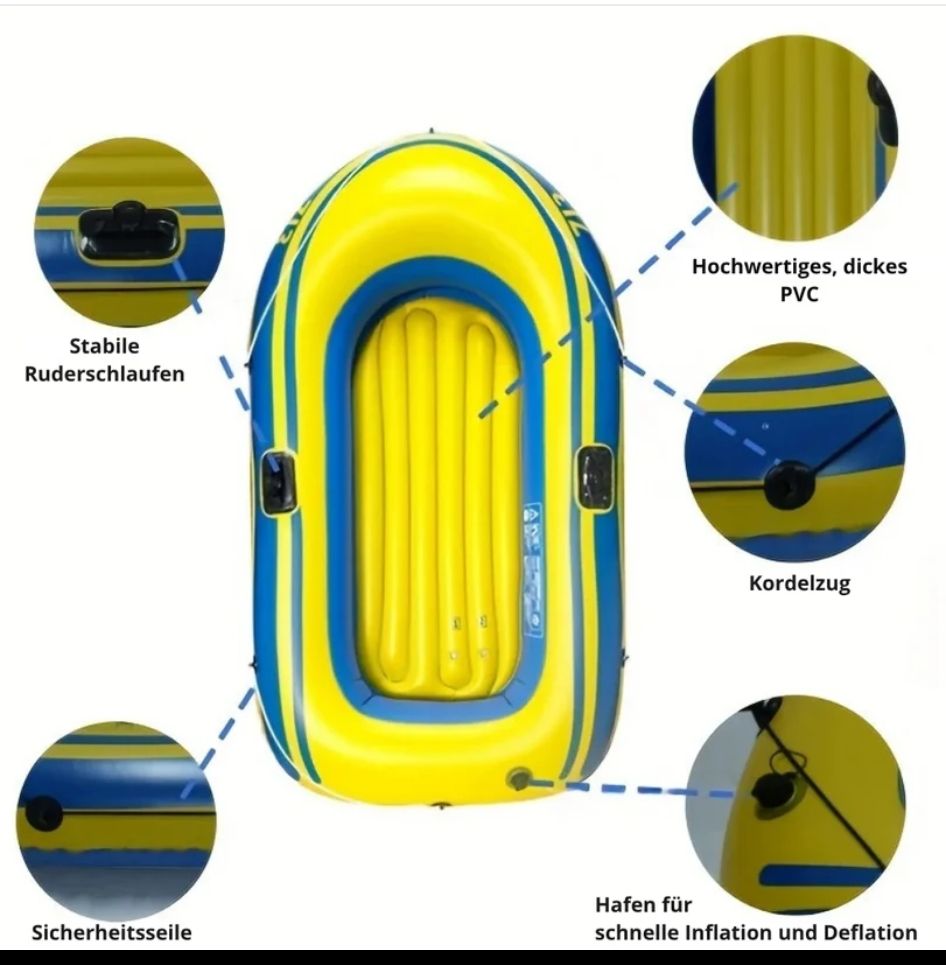 Boote: 2-Personen Gummiboot – Neu und originalverpackt aus Oberembrach von Chanti83 2