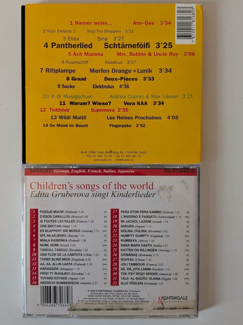 CD: 5 Kinderlieder CDs verschiedene Interpreten – Usato da Zürich venduto da Joba-Sell 2