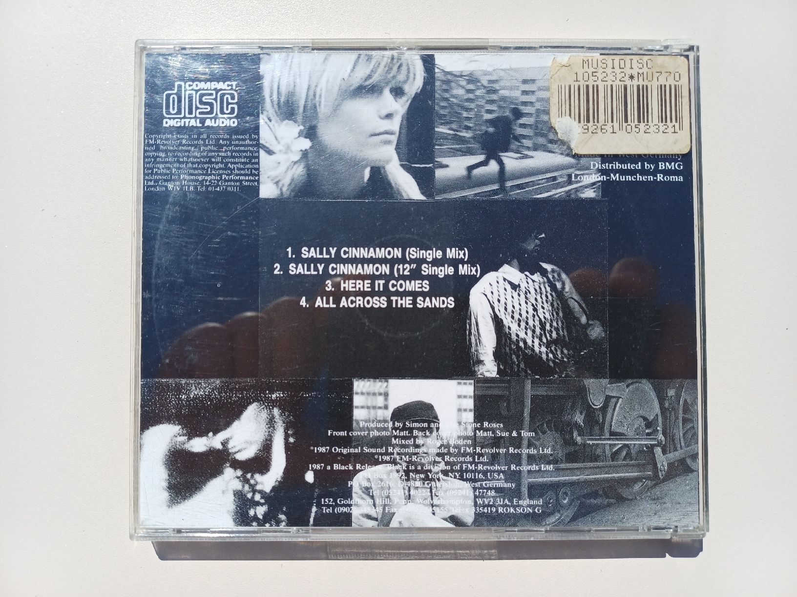 CD: The Stone Roses "Sally cinnamon" CD – Usato da Begnins venduto da Drastic-Sound 1