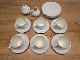 Rosenthal studio-linie „Romanze“ mit Goldrand  Kaffeeservice