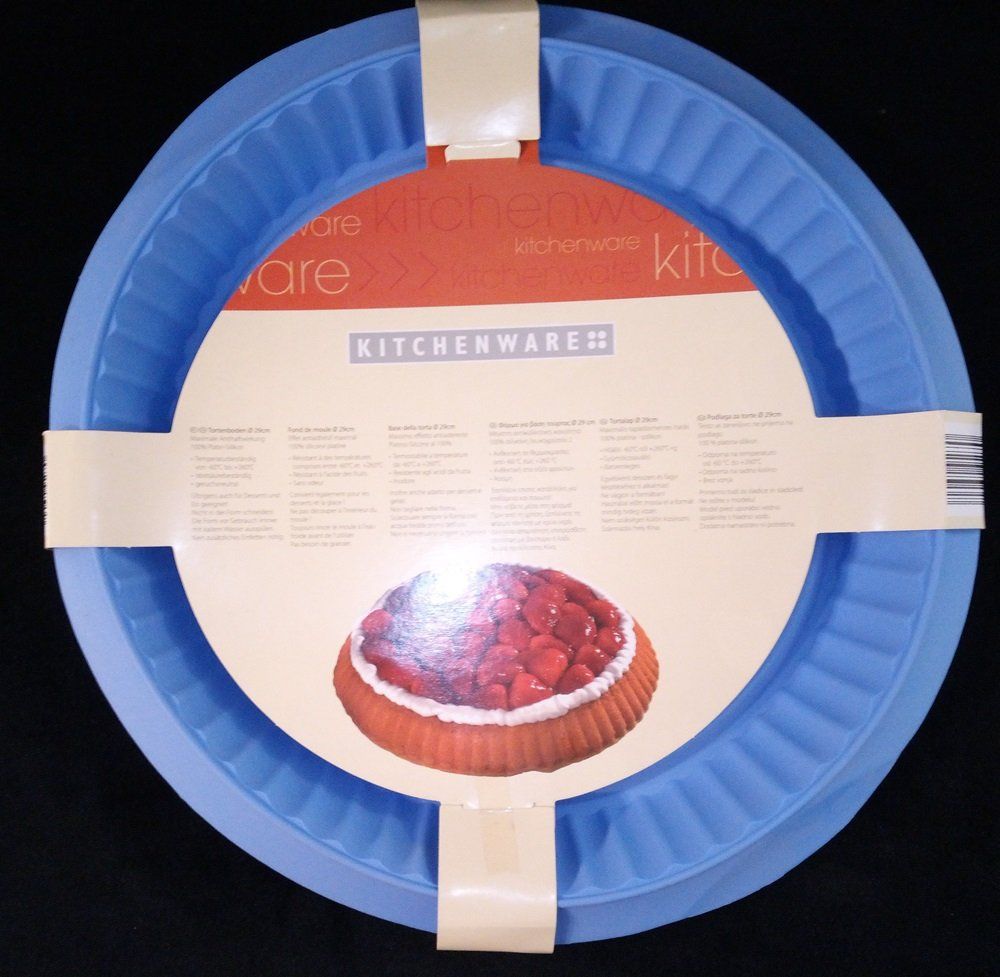 Teglie da forno: Kitchenware Silikon-Tortenform Ø 29 cm Blau – Nuovo e nell'imballaggio originale da Werdenberg venduto da EXA-Secondhand