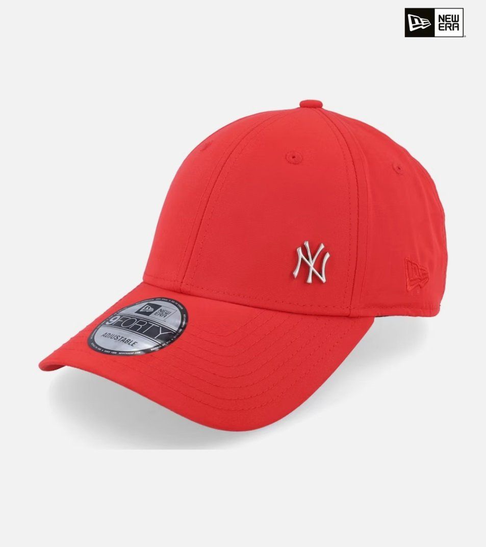 New Era Copricapi, berretti & cappellini: New Era New York Cap 59fifty red – Nuovo e nell'imballaggio originale da Zürich venduto da Blauerbalu