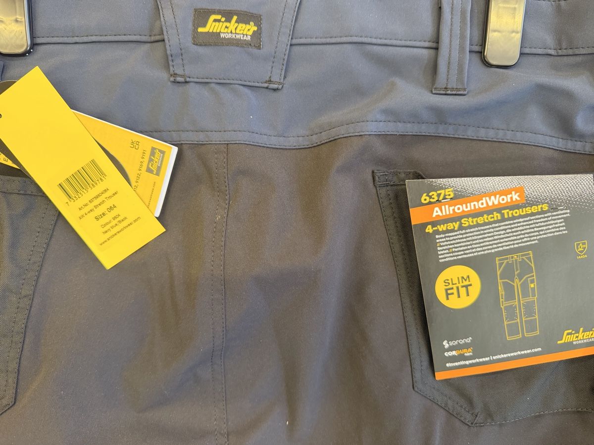 Snickers Pantaloni: Snickers Workwear 6375 AllroundWork Stretch 4 Directions – Nuovo e nell'imballaggio originale da Lausanne venduto da OFFICINA.shop 2