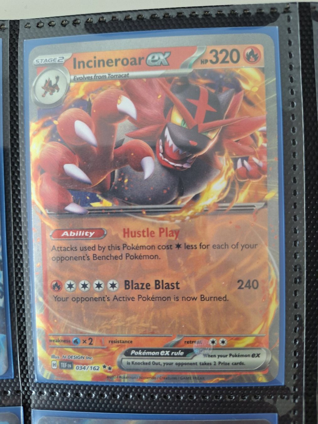 Pokémon Cartes à collectionner: Incineroar ex – D'occasion à Altstätten SG par GGsGameshop