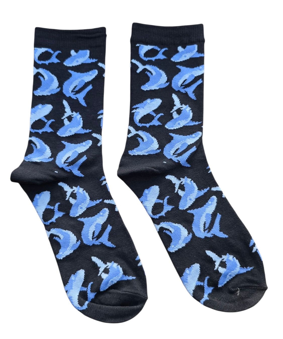 Calze: Socken Haifische / Shark – Nuovo e nell'imballaggio originale da Zürich venduto da amysmith