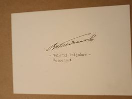 Waleri Poljakow † 2022 - handsigniert - Kosmonaut