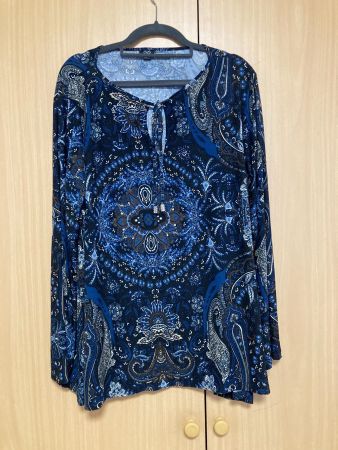 2x Buntes Langarm Top Gr. XXL