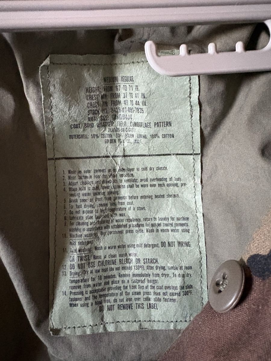 Giacche: U.S. ARMY Jacke – Usato da Belpberg venduto da Kirk6 4