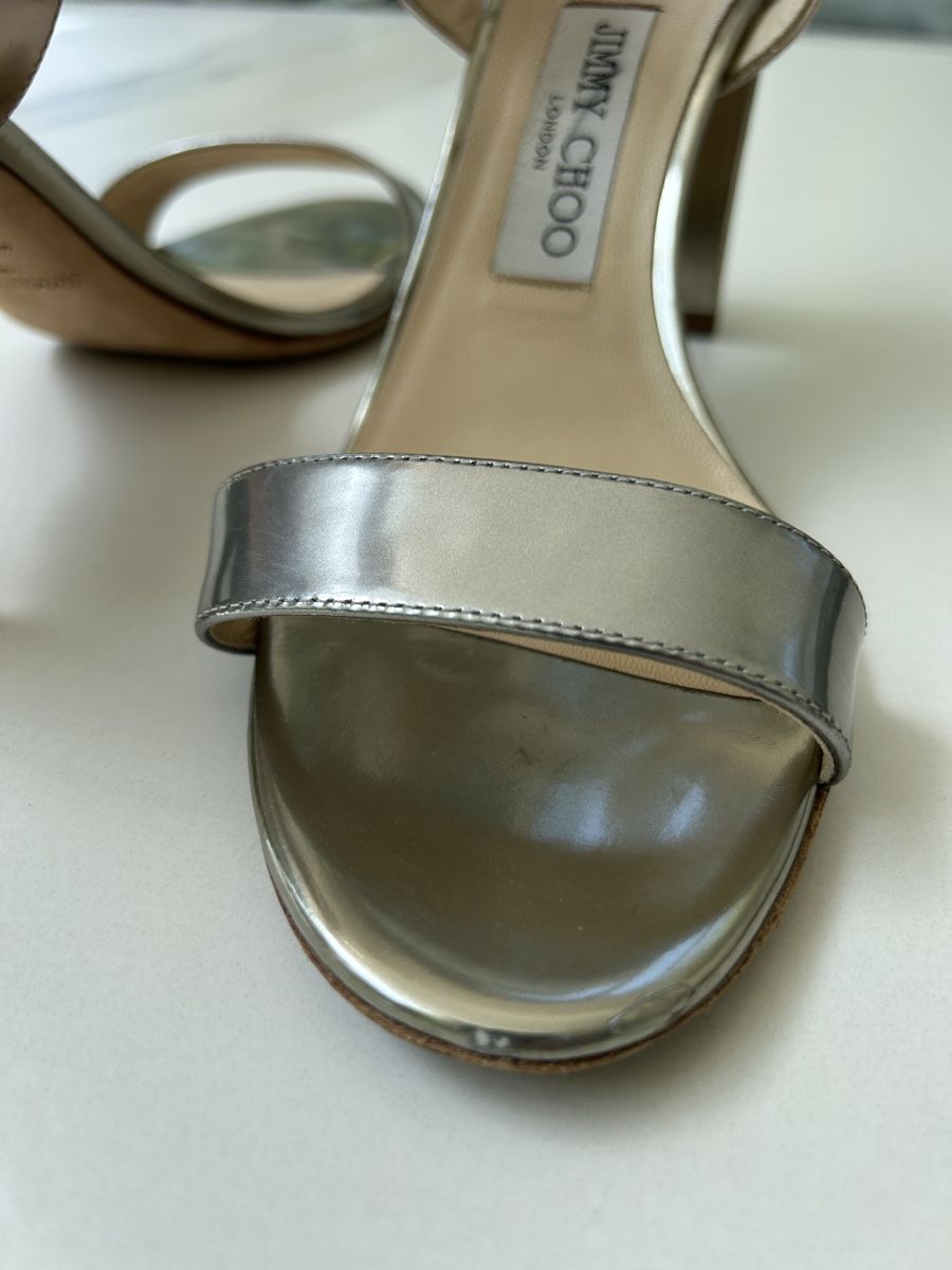 Jimmy Choo Chaussures femmes: Jimmy Choo metallic sandals. Size 38,5 – D'occasion à Pfeffingen par Eva_GoVintage 3