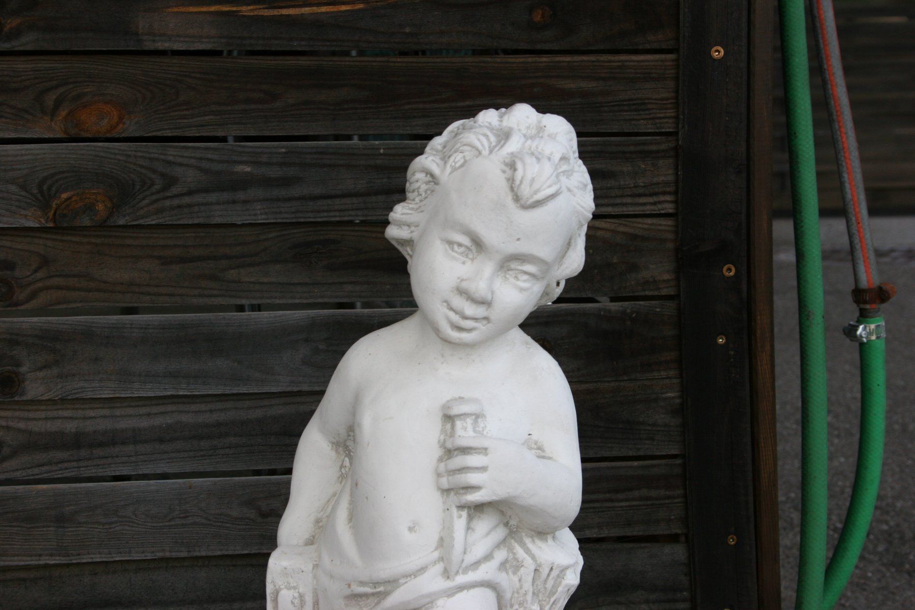 Statuette: 2 STEINFIGUREN (ENGELSTIL) – Usato da Wauwil venduto da Vintagesky 3
