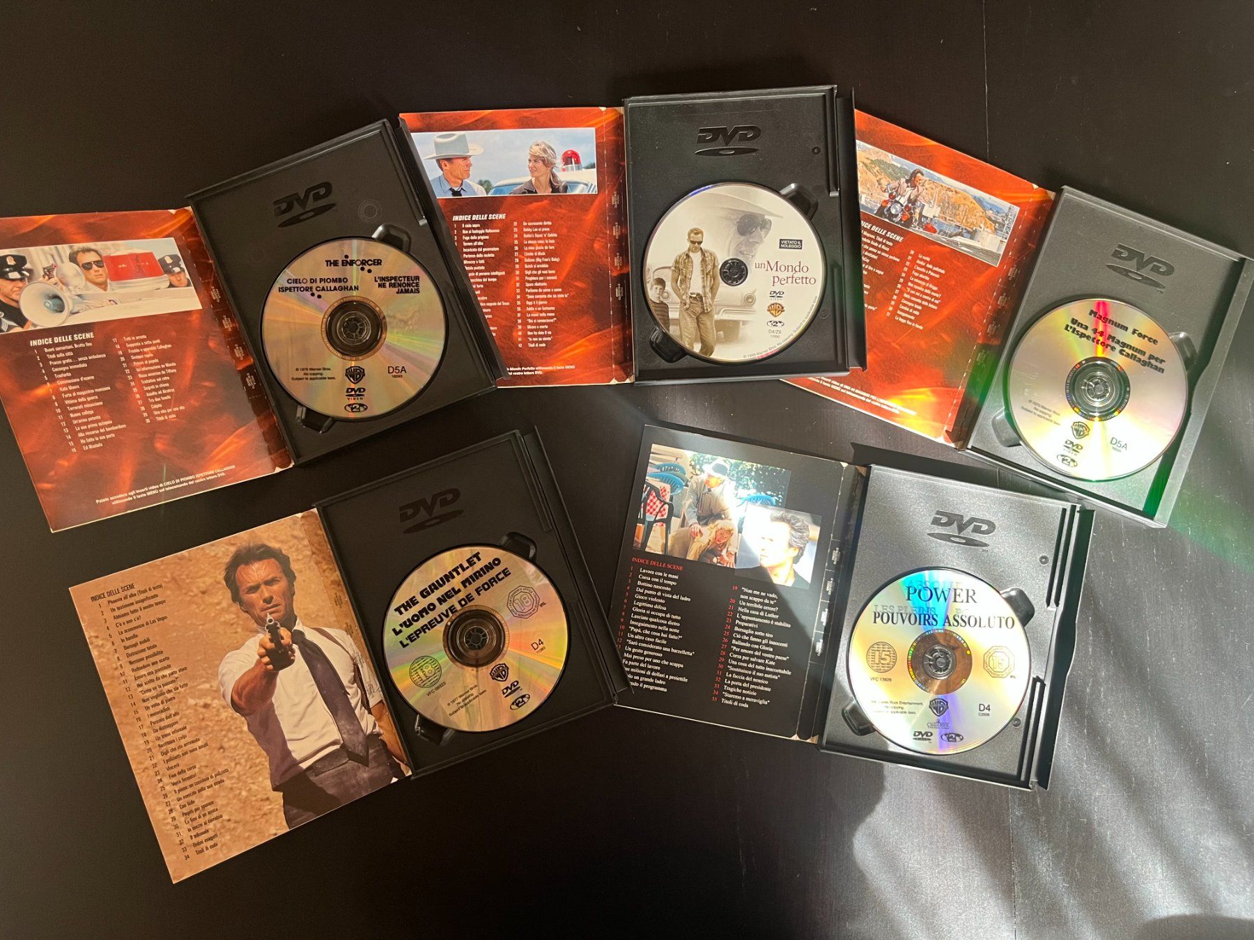 Tutti i DVDs: 5 DVD di CLINT EASTWOOD – Usato da Rivera venduto da lor_p69f 4