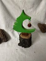 Holzdeko Baum mit Weihnachts Perle self Made