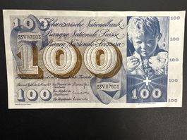 100 Fr.-Note Schweiz 1973