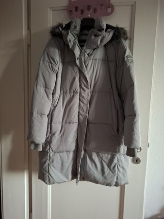 Giacca imbottita Superdry grigia taglia EU 44 UK16