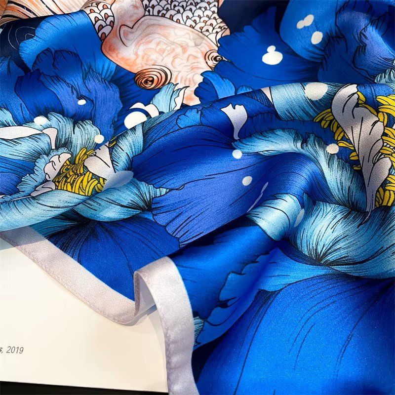 Foulard & Sciarpe: Schöner Seidenschal, neu – Nuovo e nell'imballaggio originale da Laufen venduto da flowerfan 2
