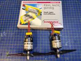 2x Kontronik Viper 400 BR Serie 2000 Motoren