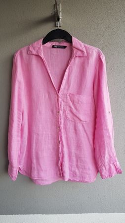 Chemise rose Zara taille M neuve