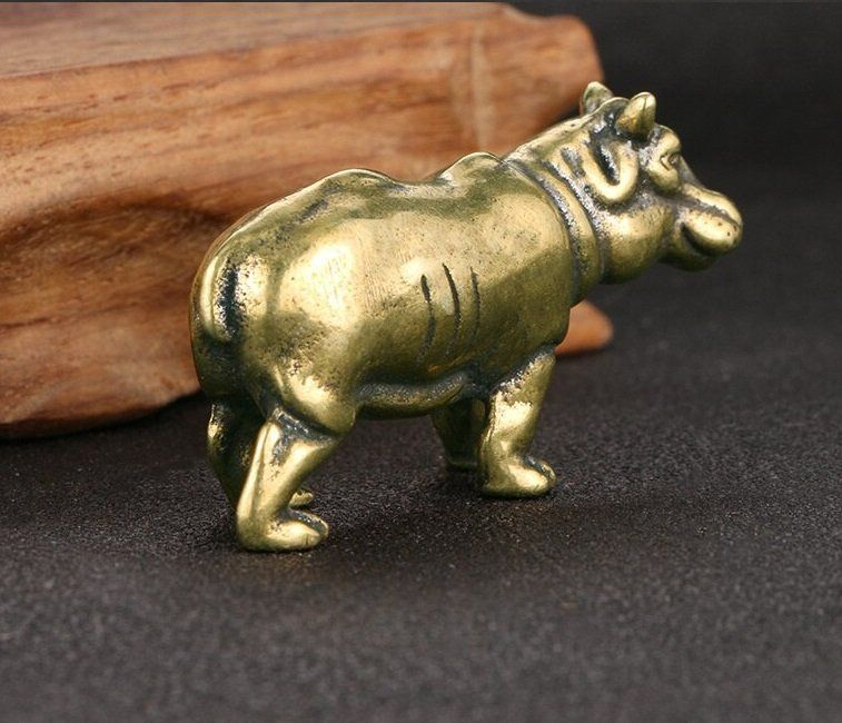 Figuren: Nilpferd aus Messing – Neu (gemäss Beschreibung) aus Uerkheim von Kaufoption 1
