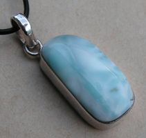 ♥ ANHÄNGER / LARIMAR - ATLANTIS STEIN / UNISEX ♥