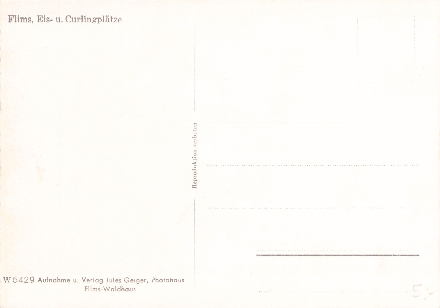 Cartoline postali: Flims GR // Eis- und Curlingplätze // Winter – Usato da Basel venduto da intermezzo12 1