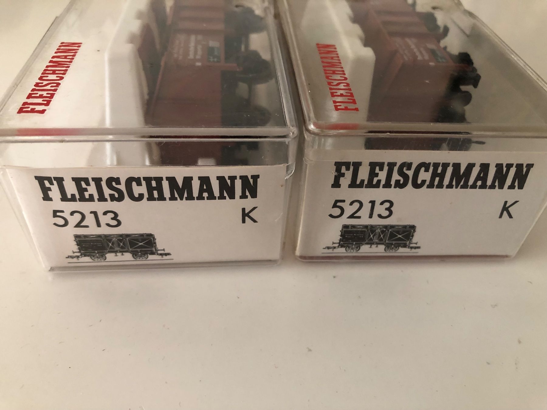 Fleischmann Modellini di ferrovie: Fleischmann 2er Set 5213 NEU – Nuovo e nell'imballaggio originale da Ostermundigen venduto da Garmin03 2