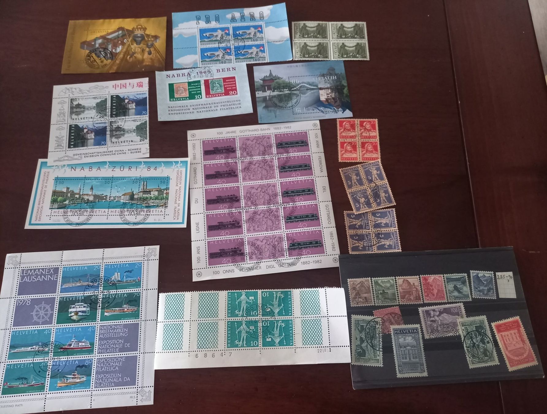 Alle Briefmarken: Vrac timbres poste, CH – Gebraucht aus Crans-Montana von kira56 3