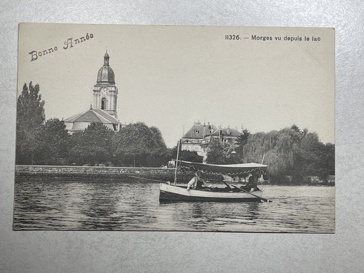 Cartoline postali: Morges vue depuis le lac – Usato da Strengelbach venduto da Aschatan5
